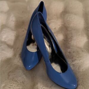 Xappeal Royal Blue Patent Leather Pumps